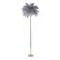 LAMPA STOJĄCA PALMA SZARA Ø 55X160 cm